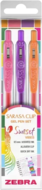 Zebra - Sarasa Clip Gelpen 0,7 Sunset vibes 3 db zseléstoll készlet - 99434