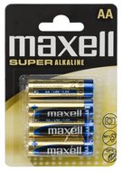 Maxell - Elem - Szuper Alkáli elem, 4db AA (LR6), 1,5V (no mercury) - 18730