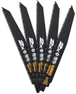 DEWALT - Orrfűrészlap, 228mm, 5db, fa+szög, 6 TPI - DT2307L-QZ