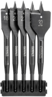 DEWALT - Hegytartó, lapos fafúrók Extreme, 5db, 18-32mm - DT70832-QZ