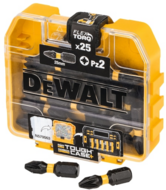 DEWALT - Bithegy, csavarhúzó, PZ2, 25mm, FLEXTORQ, 25db - DT70556T-QZ