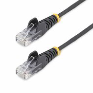 Startech - 25 cm-es fekete vékony CAT6 Ethernet kábel - N6PAT25CMBKS