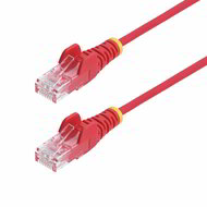 Startech - 1,5 m-es piros vékony CAT6 Ethernet kábel - N6PAT150CMRDS
