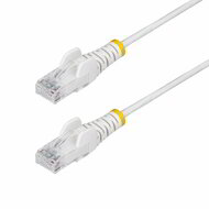 Startech - 2,5 m-es fehér, vékony CAT6 Ethernet kábel - N6PAT250CMWHS
