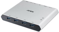 ATEN - 2 portos 4K DisplayPort USB-C KVM kapcsoló tápellátással - US3311-AT-G