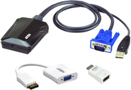 ATEN - Laptop USB KVM konzol Crash Cart adapter IT készlet - CV211CP-AT