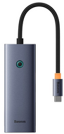 Baseus - UltraJoy 5-Port HUB dokkoló állomás, szürke - B00052801811-00