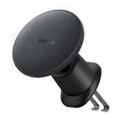 Baseus - CW01 Magnetic szellőzőrácsra rögzíthető, vezeték nélküli autós telefon töltő és tartó, 15W, fekete - C40141001111-00