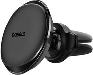 Baseus - Magnetic szellőzőrácsra rögzíthető autós telefontartó, fekete - C40141201113-00