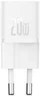 Baseus - GaN5 Mini hálózati gyorstöltő 20W, USB Type-C, fehér - CCGN050102