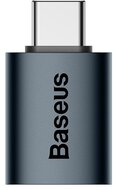 Baseus - Ingenuity Mini USB Type-C - USB Type-A OTG adapter, kék - ZJJQ000003