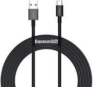 Baseus - Superior USB Type-A - USB Type-C, 66W gyorstöltős adatkábel, 2 m, fekete - CATYS-A01