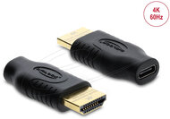 Delock USB Type-C HDMI adapter (DP Alt Mode), 4K 60 Hz, HDR és HDCP támogatással