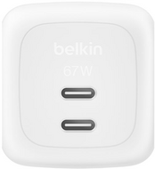 Belkin - BoostCharge Pro 2 portos USB-C GaN töltő, 67 W - WCH020KQWH