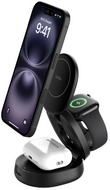 Belkin - BoostCharge 3 az 1-ben átalakítható mágneses töltőállvány Qi2 15W-tal - WIZ034KQBK