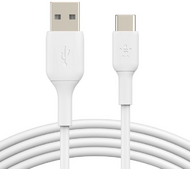 Belkin - BoostCharge USB-A/USB-C kábel (15 W), 1 m, fehér - CAB001BT1MWH