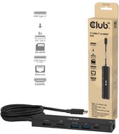 Club 3D - CSV-2555 7-1 USB-C® to HDMI™ Hub 4K60Hz PD3.1 140W 1m