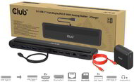 Club 3D - 12-1 USB-C® Triple Display PD3.0 100W Docking Station + Charger - CSV-2541