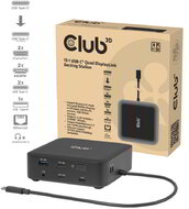 Club 3D - 12-1 USB-C® Quad DisplayLink Docking Station 2x DisplayPort™ 8K60Hz + 2x HDMI™ 4K60Hz PD3.0 100Watt Ethernet 2.5G 12-1 USB-C® Quad DisplayLink Docking Station 2x DisplayPort™ 8K60Hz + 2x HDMI™ 4K60Hz PD3.0 100Watt Ethernet 2.5G 12-1 USB-C® Quad