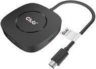 Club 3D - USB-C®Multi Stream Transport (MST)Hub DisplayPort™1.4 Triple Monitor - CSV-1550