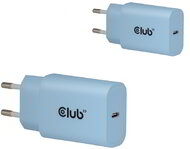 Club 3D - 2-Pack USB C Charger 30 Watt Blue - CAC-3022