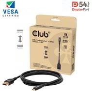 Club 3D - CAC-1563 USB-C® to DisplayPort™ 2.1 DP54 Bi-Directional Cable 8K120Hz 2m / 6.6ft