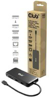 Club 3D - 8-1 Portable Dock USB Type-C® 10Gbps to HDMI™ and DisplayPort™ 8K30Hz PD Max.100Watt - CSV-2551