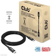 Club 3D - USB-C® 40Gbps Cable 8K60Hz or 4K120Hz, PD 240W(48V/5A) EPR M/M 3m / 9.84ft - CAC-1579