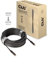 Club 3D - USB-C® Active Optical Cable A/V Unidirectional M/M 20 m/ 65.62 ft - CAC-1589
