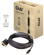 Club 3D - USB-C® to VGA Active Cable M/M 5m/16.40ft - CAC-1512