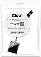 Club 3D - USB-C® to HDMI™ 2.0 UHD 4K 60Hz Active Adapter - CAC-2504