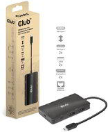 Club 3D - USB-C®10Gbps to Dual DisplayPort™ 4K60Hz 7-in-1 Portable Dock - CSV-1598