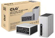 Club 3D - USB-A 5Gbps 4K UHD at 30Hz Mini Docking Station Ultra slim Design - CSV-3104D