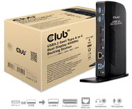 Club 3D - USB-A 5Gbps or USB-C®Dual Display 4K60Hz Docking Station - CSV-1460