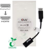 Club 3D - DisplayPort™ 1.2 to HDMI™ 2.0 UHD Active Adapter - CAC-2070