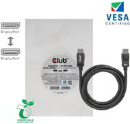 Club 3D - DisplayPort™ 1.4 HBR3 Cable Male/Male 2m/6.56ft 28AWG - CAC-2068