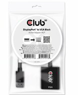 Club 3D - DisplayPort™ to VGA Black Active Adapter M/F - CAC-2013