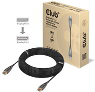 Club 3D - DisplayPort™ 1.4 Active Optical Cable Unidirectional 4K120Hz 8K60Hz M/M 20m/65.62ft - CAC-1079