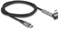 Delock - USB 2.0 kábel USB Type-C™ apa - apa eszközökhöz hajlított álló funkcióval PD 3.0 60 W 1,5 m - 81172