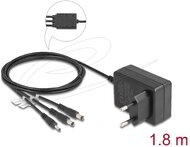 Delock - Külső tápegység DC 3,5 x 1,35 mm, DC 5,5 x 2,1 mm, DC 5,5 x 2,5 mm 5,0 V / 2,0 A / 10,0 W - 41466