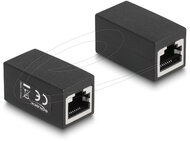 Delock - Adapter RJ45 anya - RJ45 anya Cat.6, fekete - 88003