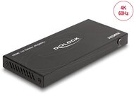 Delock - HDMI elosztó 1 x HDMI megoszlik 4 x HDMI-vé, 4K 60 Hz kimenettel és downscalerrel - 18652