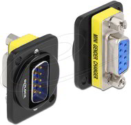Delock - D-típusú Modul DB9 dugó - DB9 anya - 86704