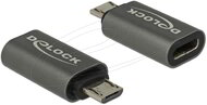 Delock - Adapter USB 2.0 Micro-B apa - USB Type-C™ 2.0 anya adapter antracit - 65927