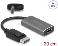 Delock - Aktív DisplayPort 1.4 - HDMI adapter 8K HDR funkcióval - 63118