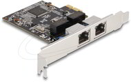 Delock - PCI Express x1 kártya - 2 x RJ45 Gigabit LAN - 88615