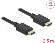 Delock - Ultra nagy sebességű HDMI kábel 48 Gbps 8K 60 Hz 2,5 m - 85389