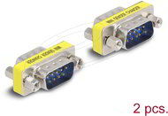 Delock - D-Sub 9 pin Gender Changer apa - apa (anyákkal) 2 db.-os - 66464