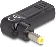 Delock - USB-C -> DC 4,8 x 1,7mm F/M töltő adapter fekete 90°, HP - 60006