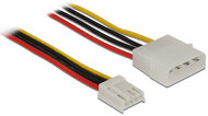 Delock - tápkábel 4 tűs apa > 4 tűs floppy anya 40 cm - 83821